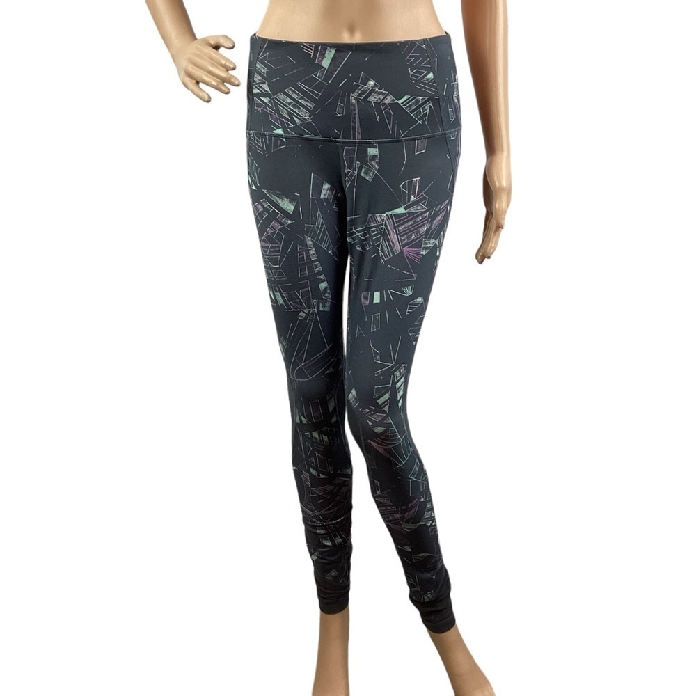 Zella Cut It Out High Waist Leggings Size S Grey Graphite Astral Print